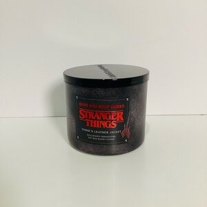 Bath & Body Works Discontinued Stranger Things Eddie’s Leather Jacket Candle